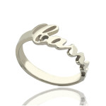 Yaffie ™ Personalised Carrie Name Rings - Custom Gifts Made to Order