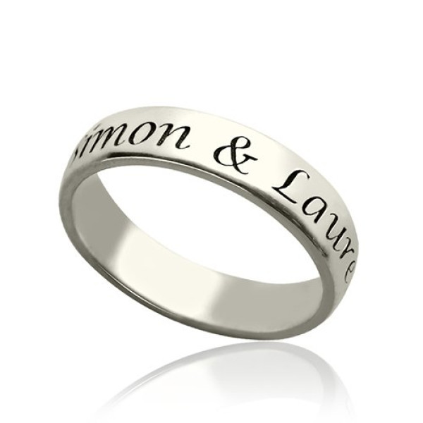 Yaffie ™ Customised Promise Name Ring - Tailored to Your Preferences