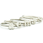 Yaffie ™ Custom Midi Initial Ring for Women - Personalised Solution