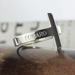 Yaffie ™ Custom-Made Personalised Engraved Cross Name Rings