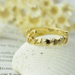Yaffie™ Custom Personalised Carrie Name Rings to Your Liking