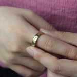 Yaffie ™ Custom Personalised Engraved Promise Name Rings