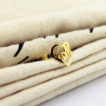 Yaffie ™ Custom-Made Double Initial Heart Ring - Personalised for You