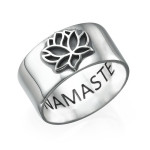 Yaffie ™ Custom Personalised Lotus Flower Ring to Perfection