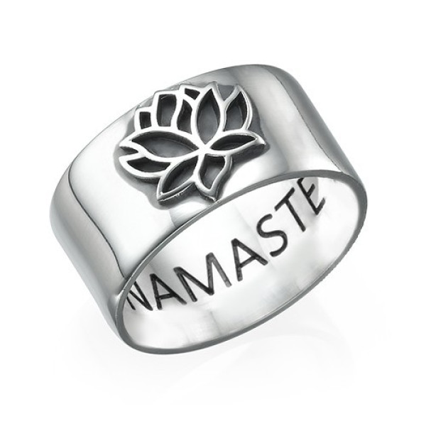 Yaffie ™ Custom Personalised Lotus Flower Ring to Perfection