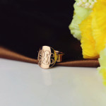 Custom Yaffie ™ Engraved Monogram Initial Ring - Personalised Design
