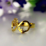 Yaffie ™ Custom Made Personalised Infinity Name Ring