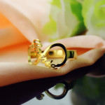 Yaffie ™ Custom Made Personalised Infinity Name Ring