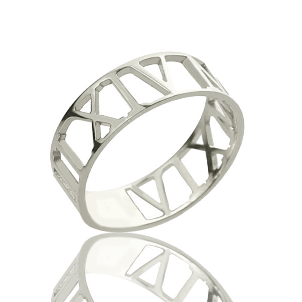 Yaffie ™ Custom-Made Personalised Roman Numeral Ring
