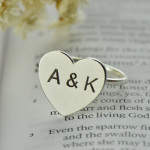 Customised Sweetheart Ring with Double Initials Engraved - Yaffie ™ Bespoke Creation