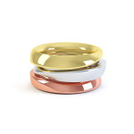 Yaffie ™ Custom-Made Personalised Eternal Twist Ring