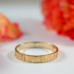 Yaffie ™ Custom Personalised Bark Effect Rings to Your Liking