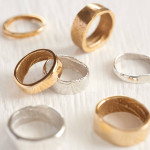 Yaffie ™ Custom Made Personalised Palladium Fingerprint Ring - Bespoke Design
