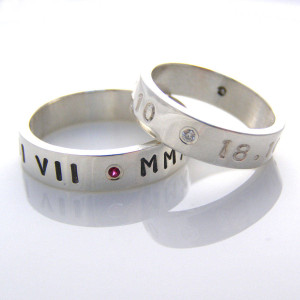 Yaffie ™ - Custom Made Personalised Couple Ring
