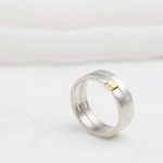 Yaffie ™ Custom Made Personalised Square Puzzle Ring