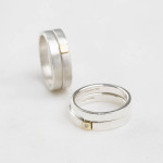 Yaffie ™ Custom Made Personalised Square Puzzle Ring