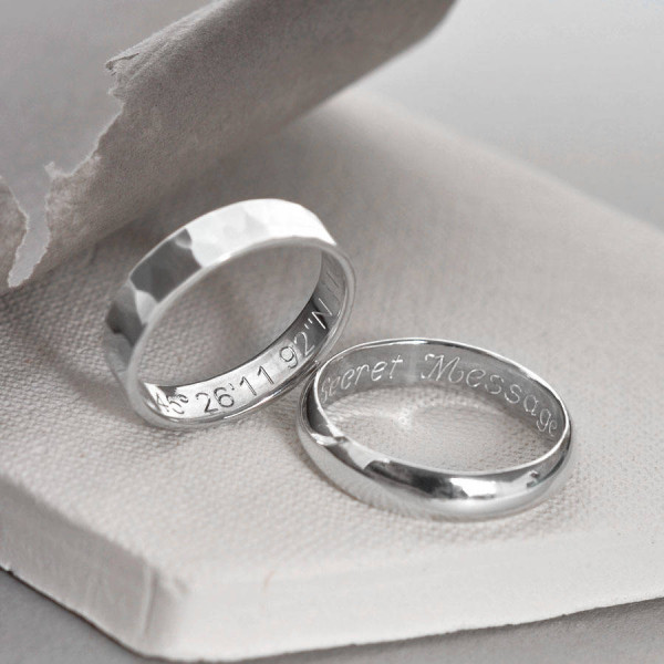 Yaffie ™ - Customised Secret Message Ring for Personalization
