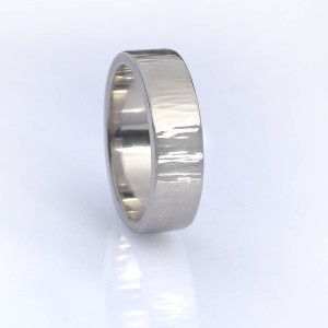 Yaffie ™ Custom-Made Tree Bark Textured Ring Personalised to Perfection